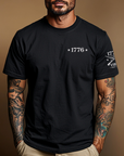 🦅 1776 Vibes – Men’s Patriotic T-Shirt