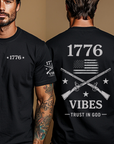 🦅 1776 Vibes – Men’s Patriotic T-Shirt