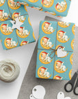 Christmas Baby Lamb & Moon Gift Wrap