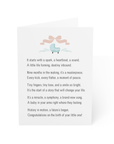 Congratulations on the Birth of Your Little One Card