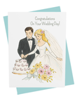 Cut The Cake Wedding Card