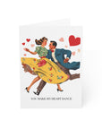You Make My Heart Dance – Romantic 1940s Valentine’s Day Card