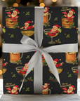 Santa's Nightcap Cocktail Gift Wrap