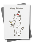 Westie Birthday – Vintage Americana Dog Card