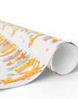 Pastel Animal Parade Gift Wrap
