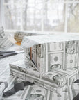 Million dollar bill themed political wrapping paper roll featuring POTUS gift wrap side