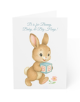 B Is for Bunny Baby Card