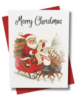 Santa with Indictments Christmas Card