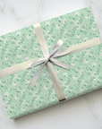 Mint Blossom Gift Wrap