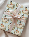 Congratulations Swan New Baby Wrapping Paper