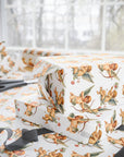 vintage cherub cupid wrapping paper with bows arrows and roses romantic gift wrap