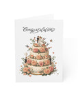 Wedding Cake Congratulations Card