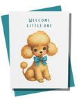 Welcome Little One Vintage Americana Baby Card
