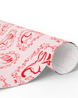 elephant gift wrap with butterflies and flowers
