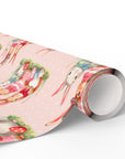 Easter Bunny Trio Wrapping Paper | Vintage Storybook Gift Wrap for Spring Celebrations