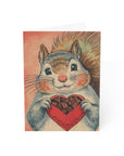 Squirrelly In Love Valentine Card