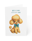Welcome Little One Vintage Americana Baby Card
