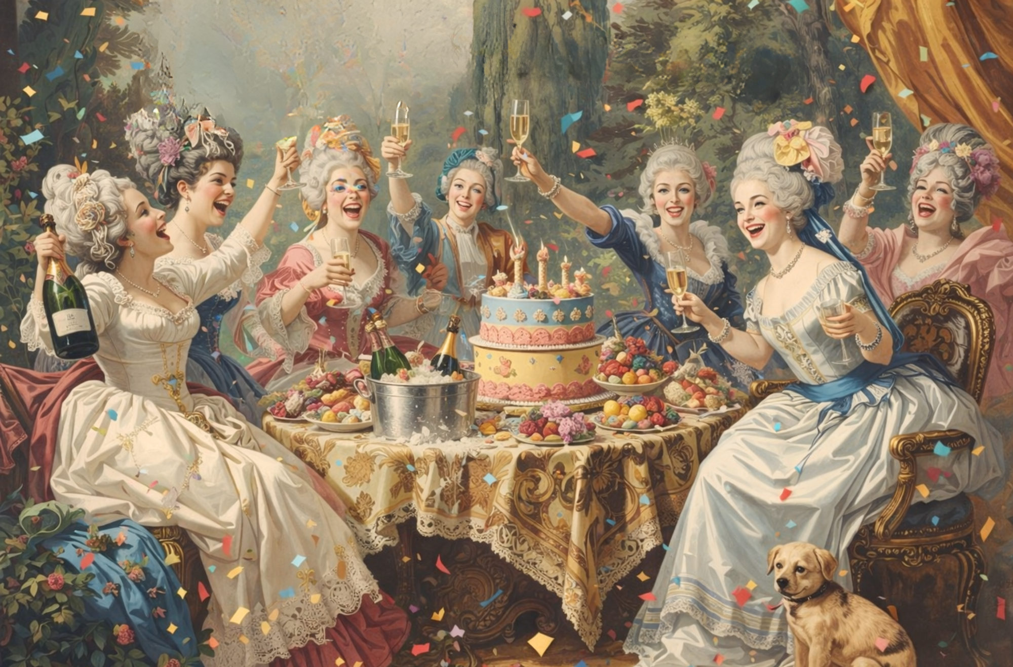 Homepage hero gilded age birthday scene