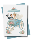 Just Married Carriage Ride Card