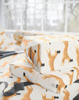Gift wrap with leopard pattern 