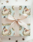 Congratulations Swan New Baby Wrapping Paper
